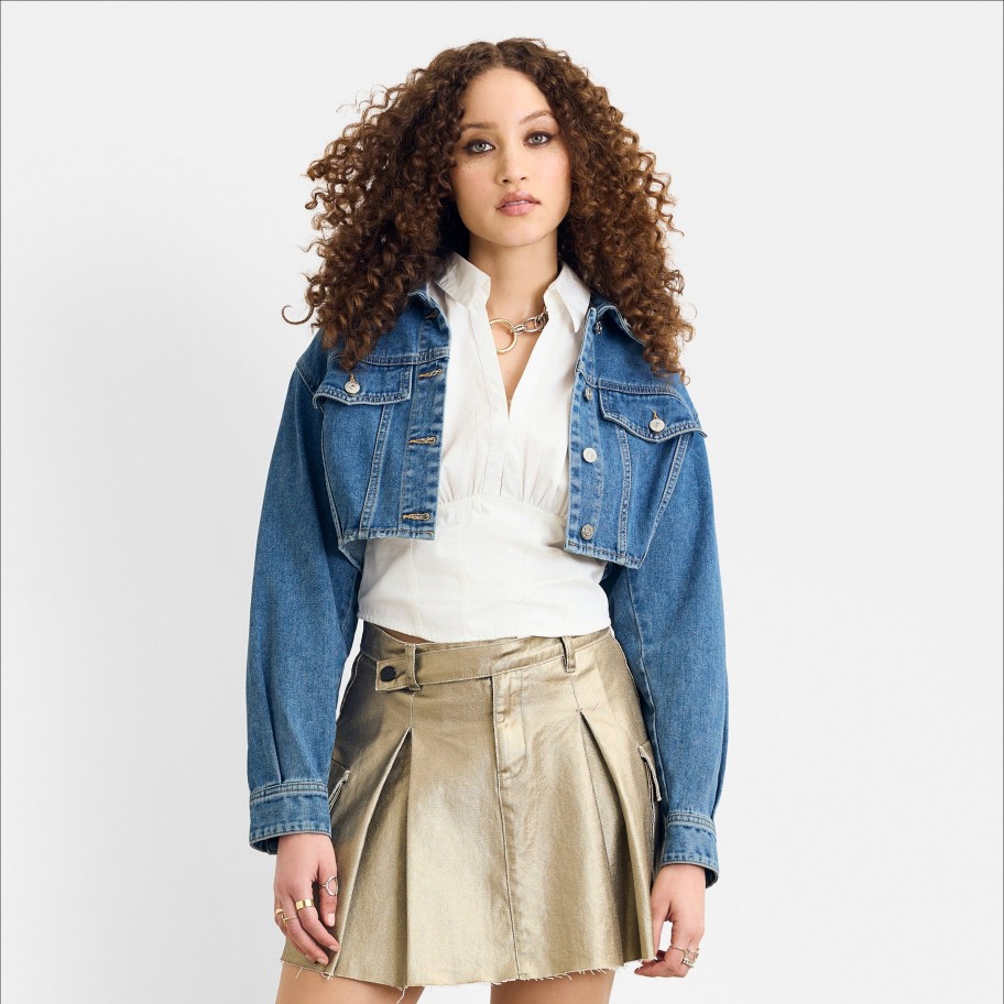 Apparel Circus | Crop Denim Jacket