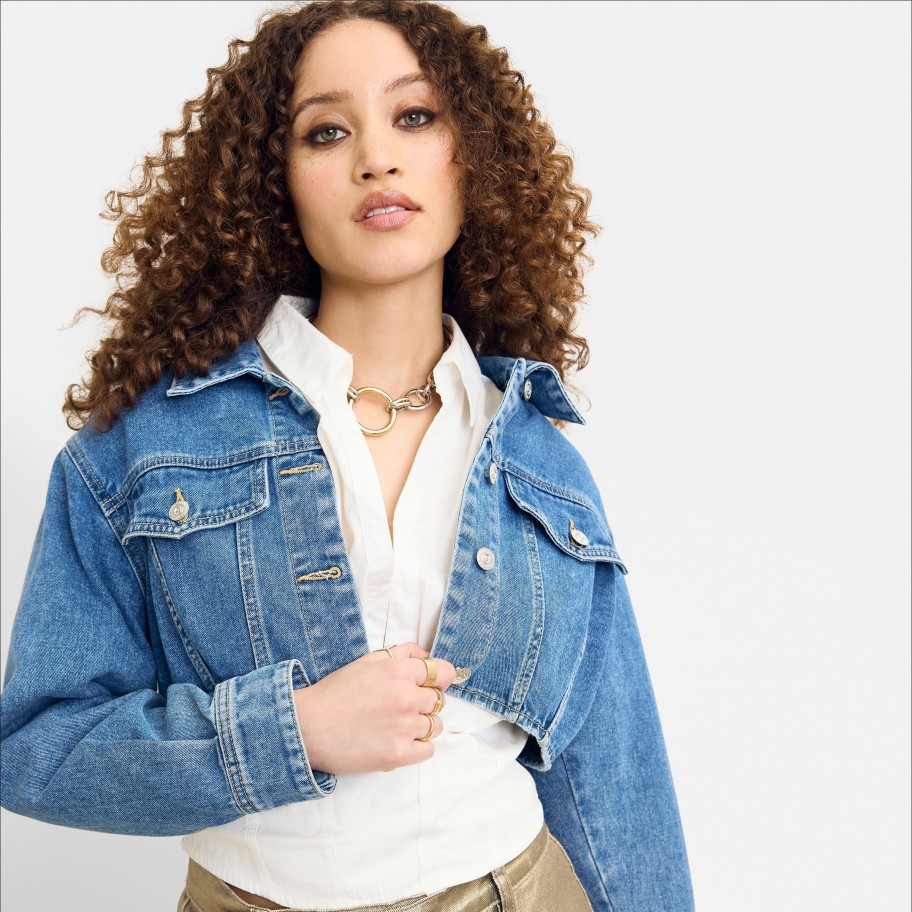 Apparel Circus | Crop Denim Jacket