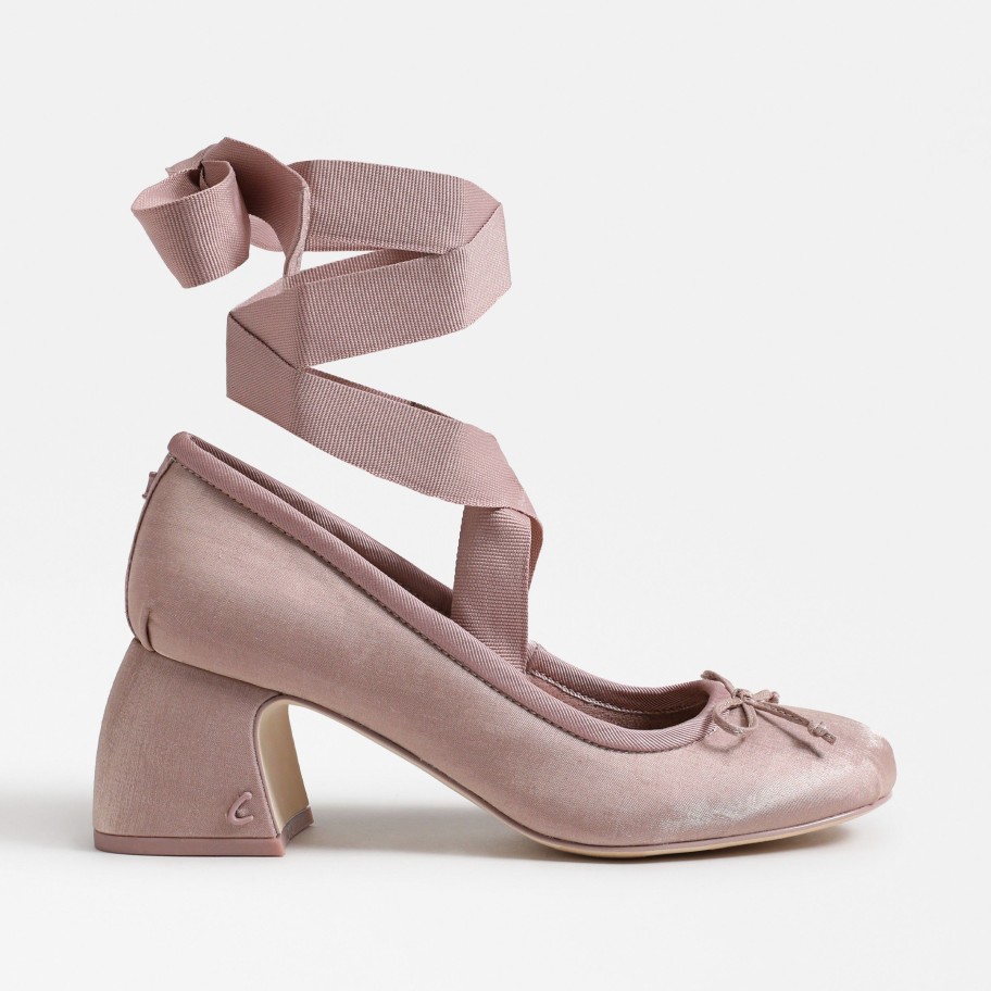 Shoes Circus | Della Wrap Up Block Heel