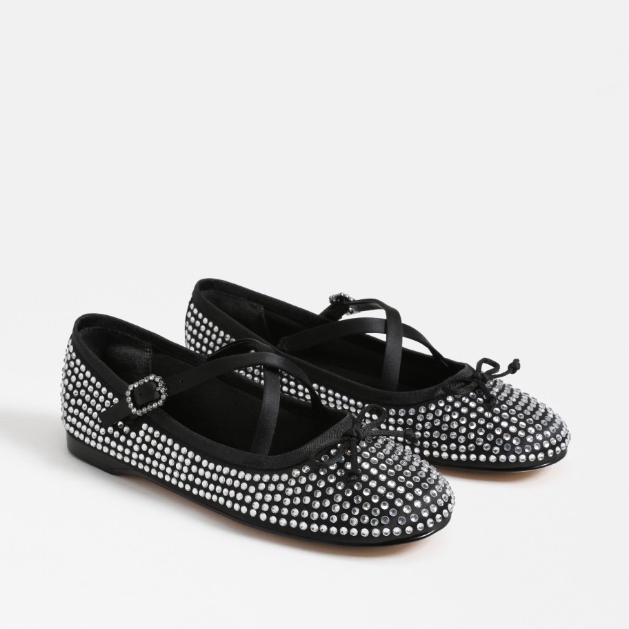 Shoes Circus | Zuri Jewel Strap Ballet Flat