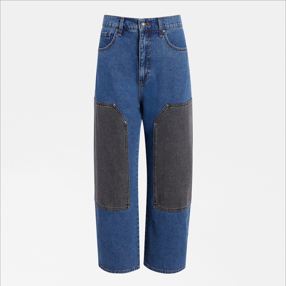 Apparel Circus | Carpenter Cropped Wide Leg Denim