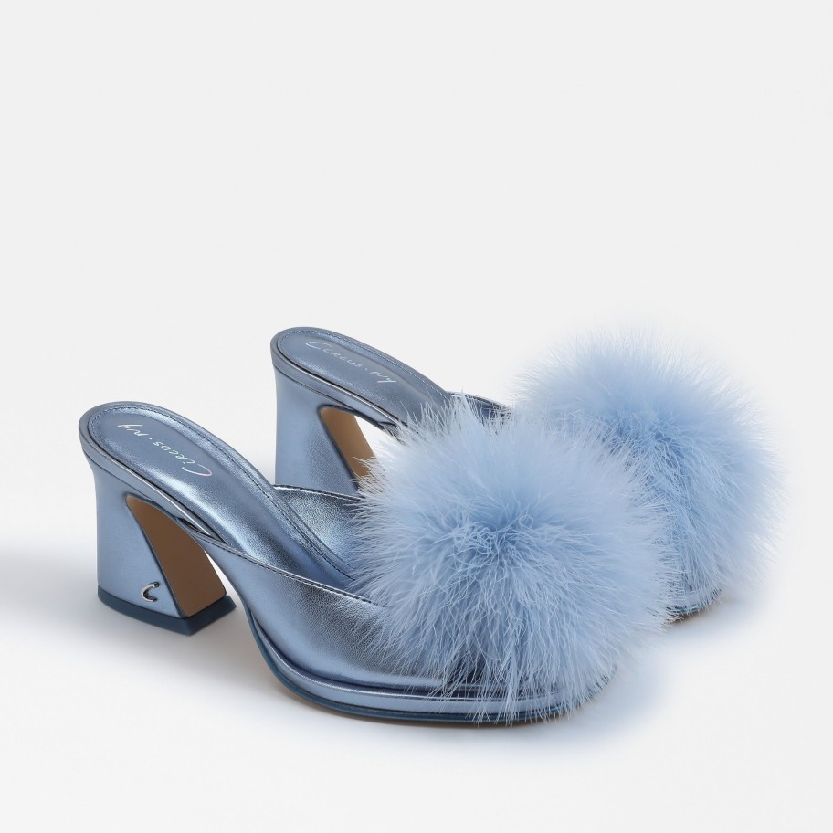 Shoes Circus | Hadie Fluff Mule Sandal