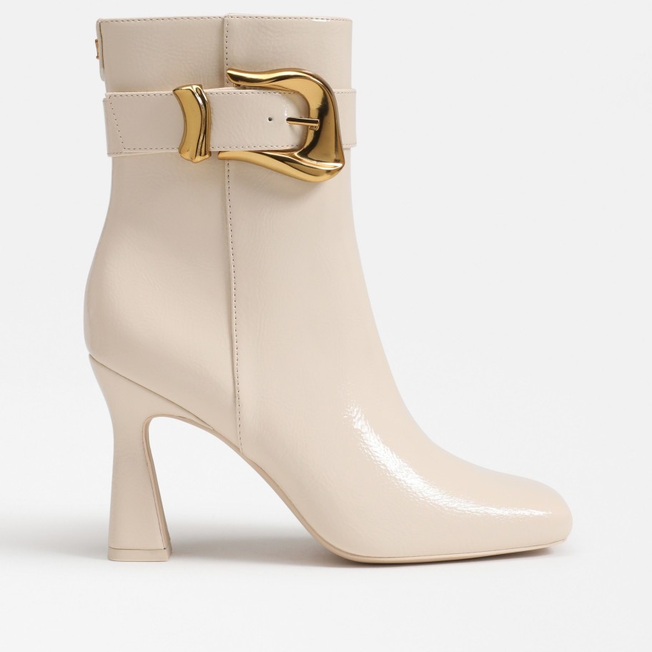 Shoes Circus | Evie Buckle Heel Bootie