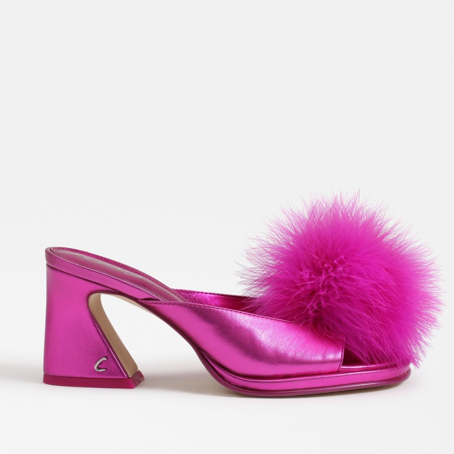 Shoes Circus | Hadie Fluff Mule Sandal