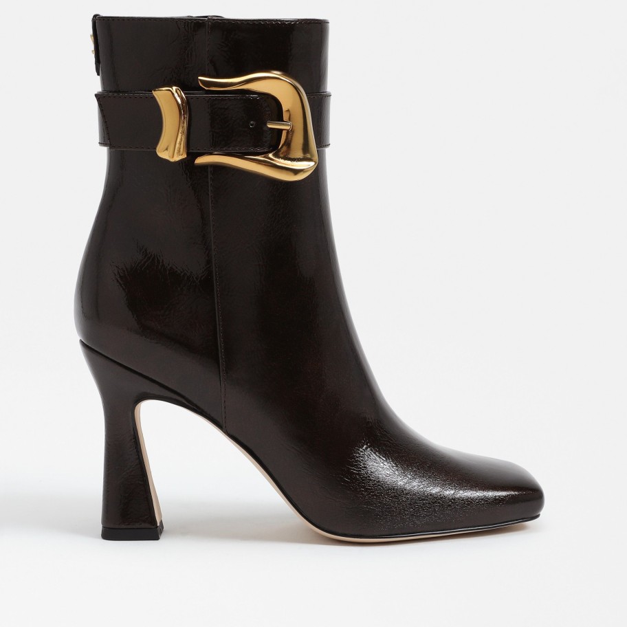 Shoes Circus | Evie Buckle Heel Bootie