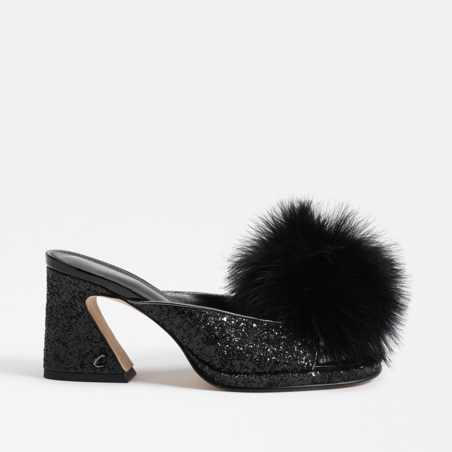 Shoes Circus | Hadie Fluff Mule Sandal