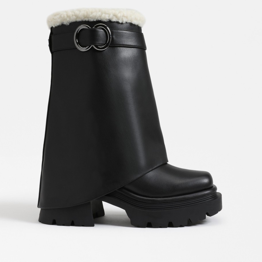 Shoes Circus | Noah Lined Lug Sole Bootie